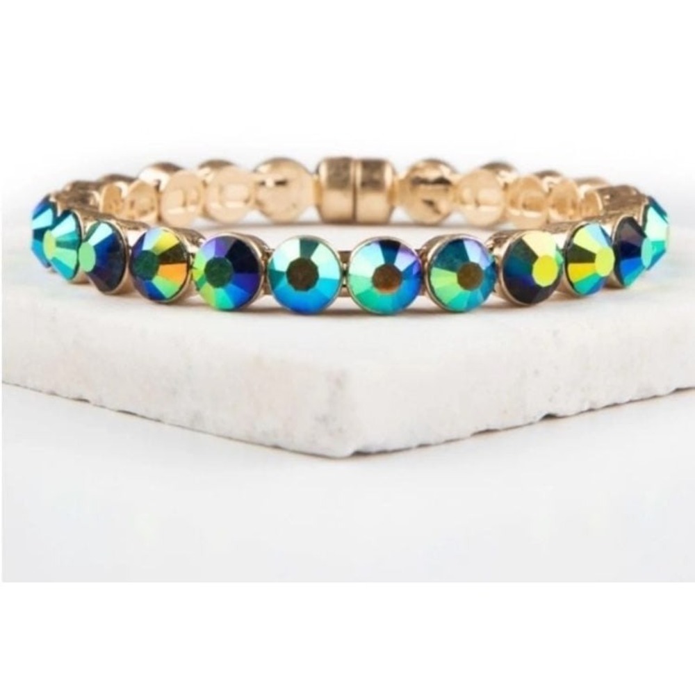 Plunder Eli Magnetic Bracelet Iridescent Blue‎ Green Gold
Bangle